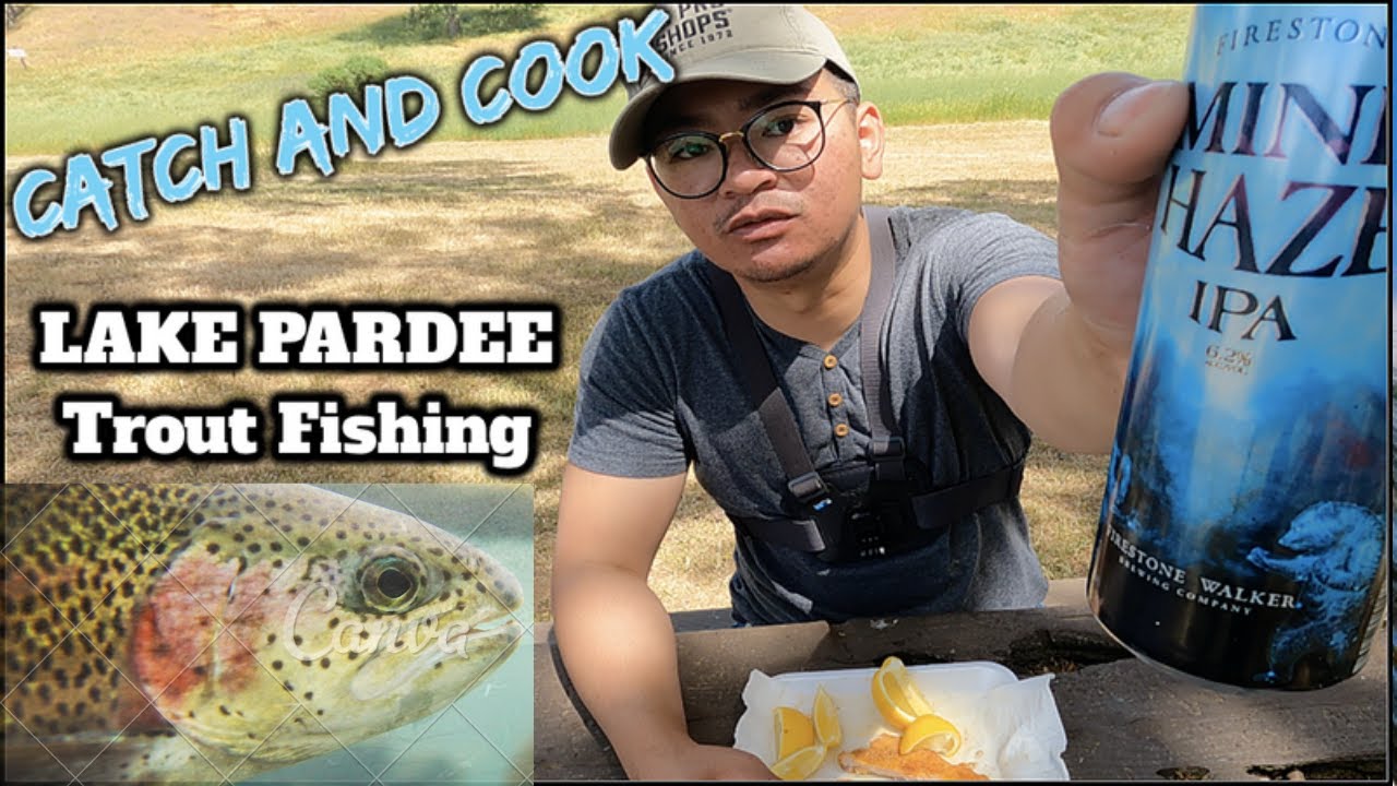 Lake Pardee Trout fishing & Catch & Cook