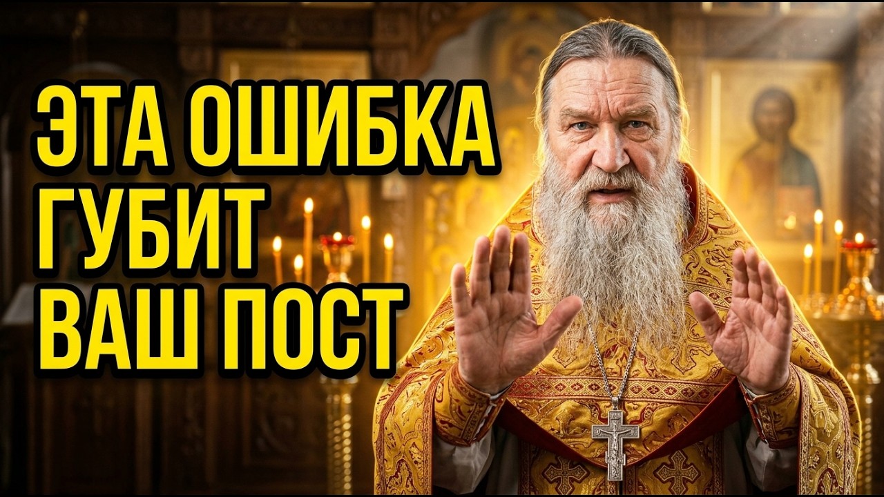 90% верующих совершают ЭТУ ошибку на 2 неделе Поста! (Не делайте так)