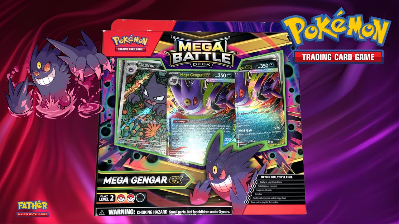 Pokémon Mega Gengar ex Mega Battle Deck Unboxing