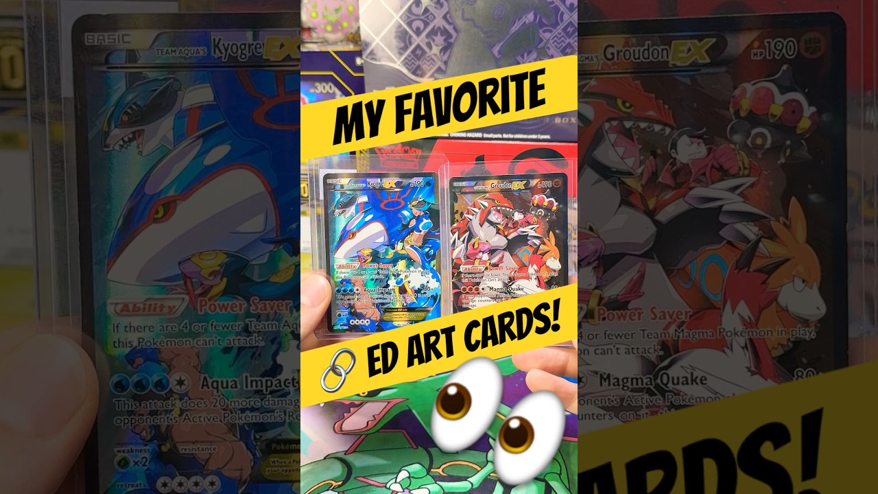 I Finally Found My Favorite Pokemon Card Set!!! #groudon #kyogre