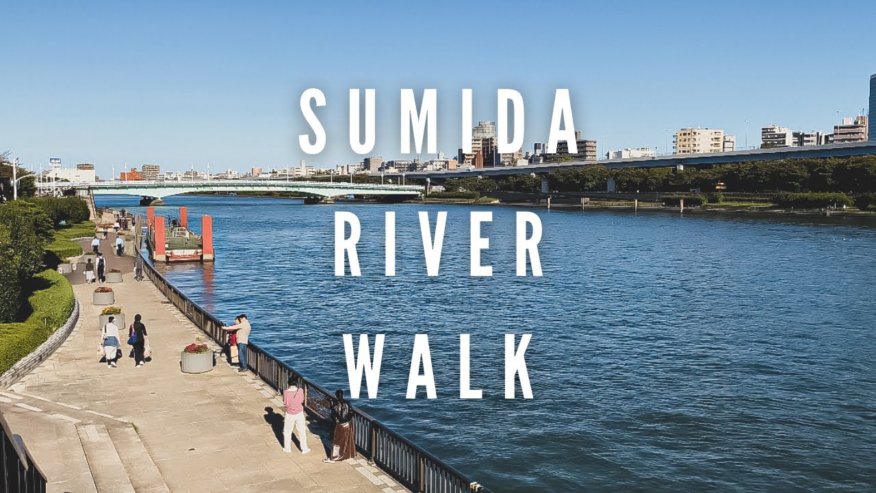 Sumida River Walk, Tokyo Japan [4K]