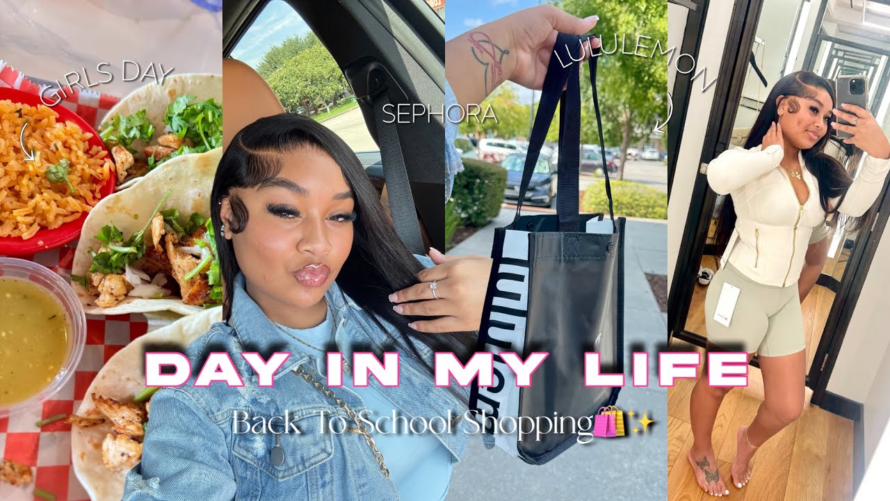 PRODUCTIVE Day In My Life | dorm shopping, girls day, lululemon, organizing + more