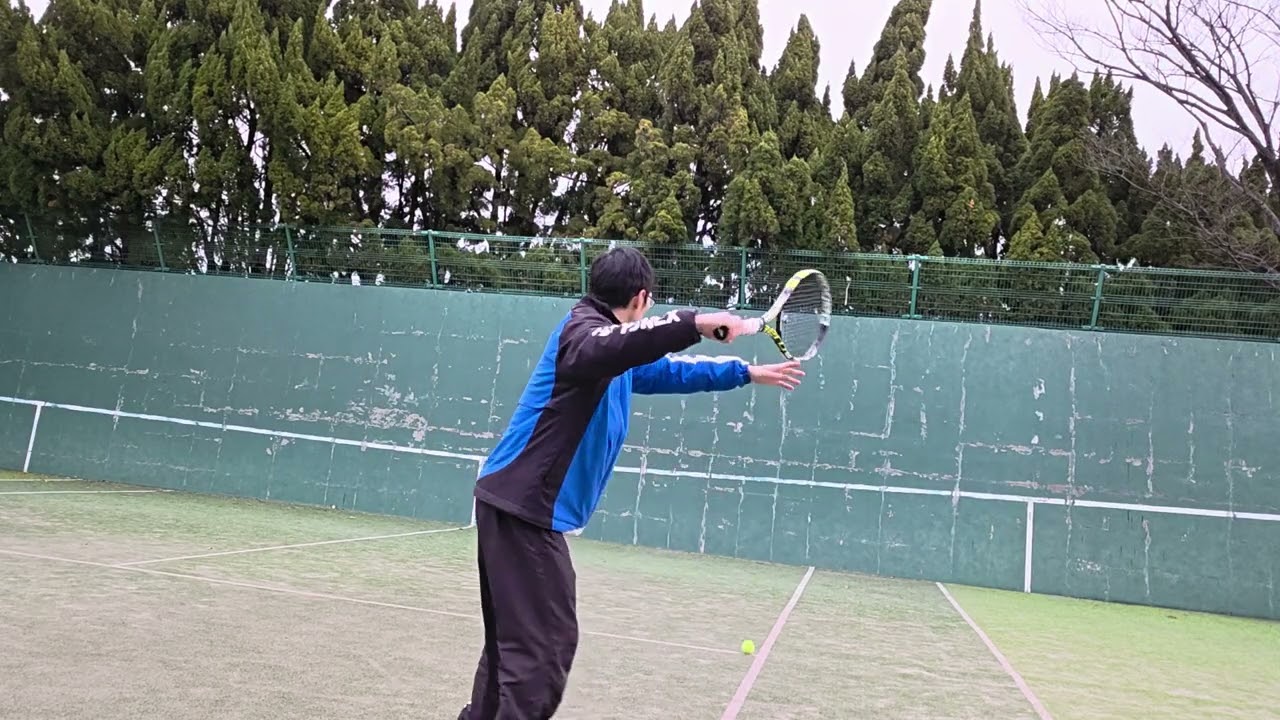 2/10 壁打ち　フォアハンド　草トー優勝への道.Dr.岩井式メゾット1.0実践記録