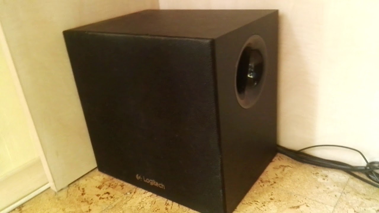 Logitech z533 bass test. Blowing