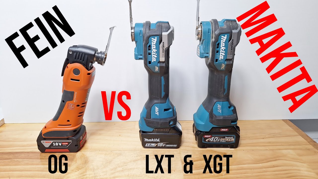 Face-off: Fein Multimaster Vs Makita Starlock Multi-tools.