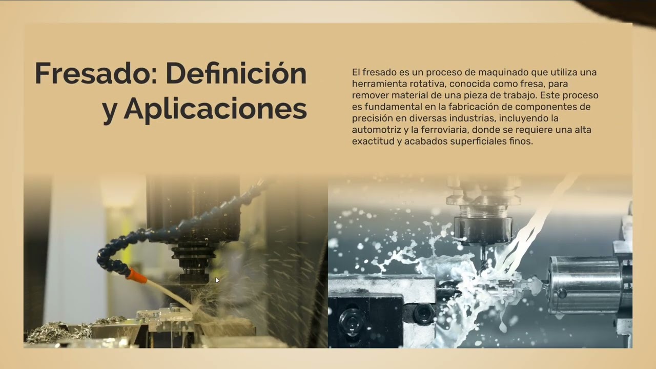 Operaciones de Maquinado en el Sector Ferroviario del torno, taladro y fresado de jairo natan