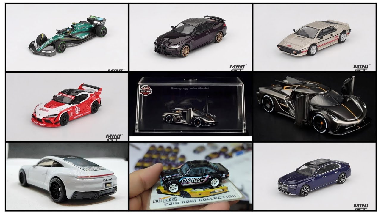 Hot Wheels RLC Koenigsegg Jesko Absolut, New Mainline Porsche 911, Mini GT Pre Order Announcement