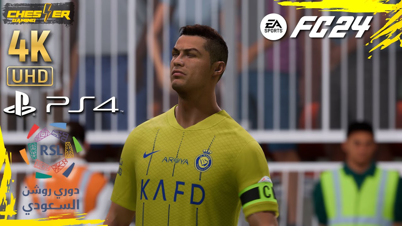 فيفا 24-- أطقم الدوري السعودي- الهلال والنصر- بلاي ستشين 4 | ea fc 24 saudi pro league kits update