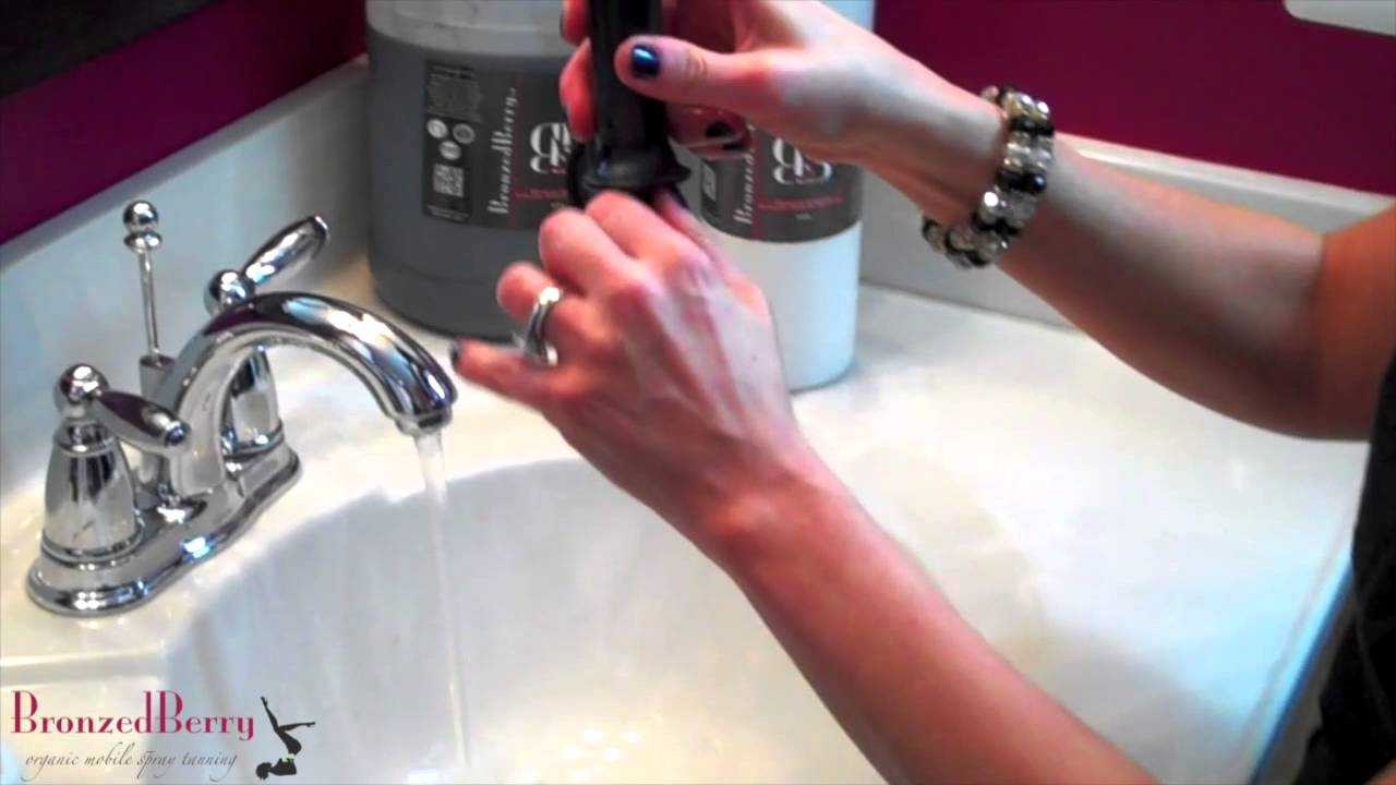 Spray Tan Training:  Cleaning Your Spray Gun