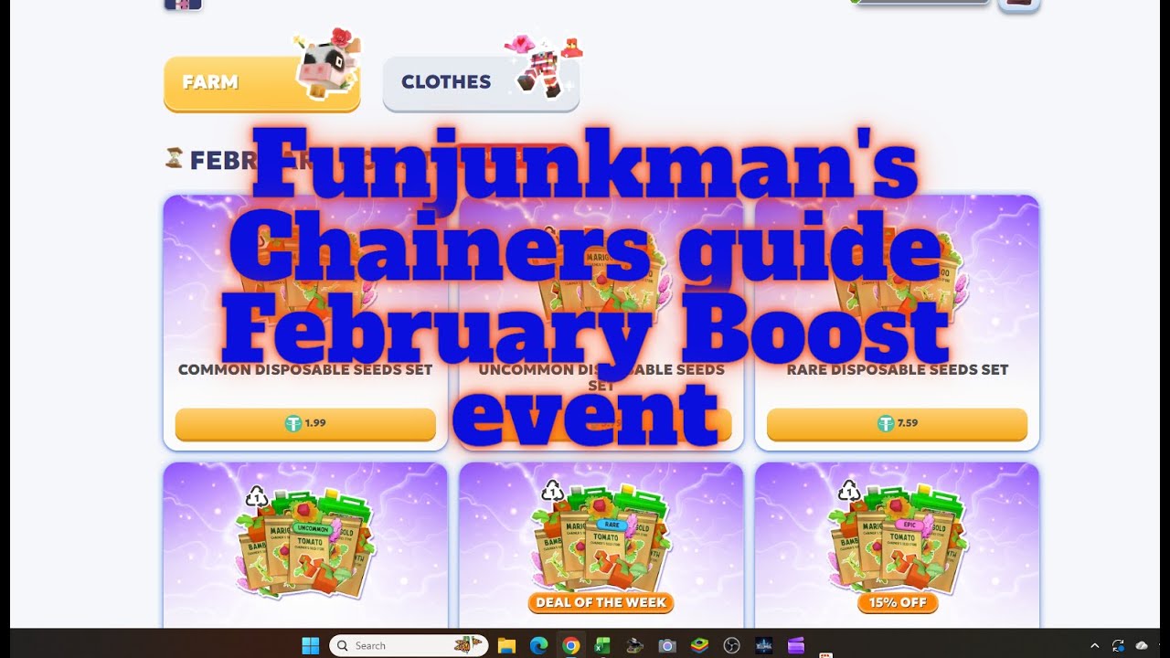 Chainers February boost event
