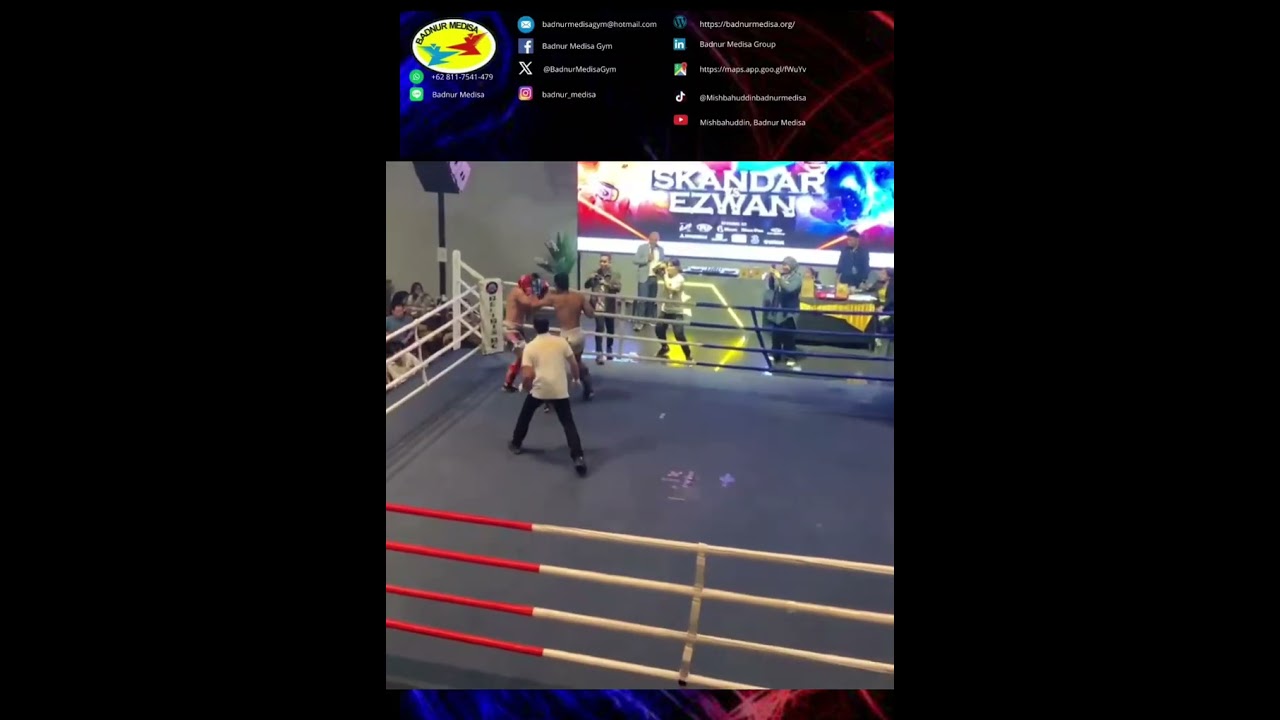 Good job and thanks coach, fighter, and fighter's parents. Stevanus-Ezwan-Tegar. You're the winner