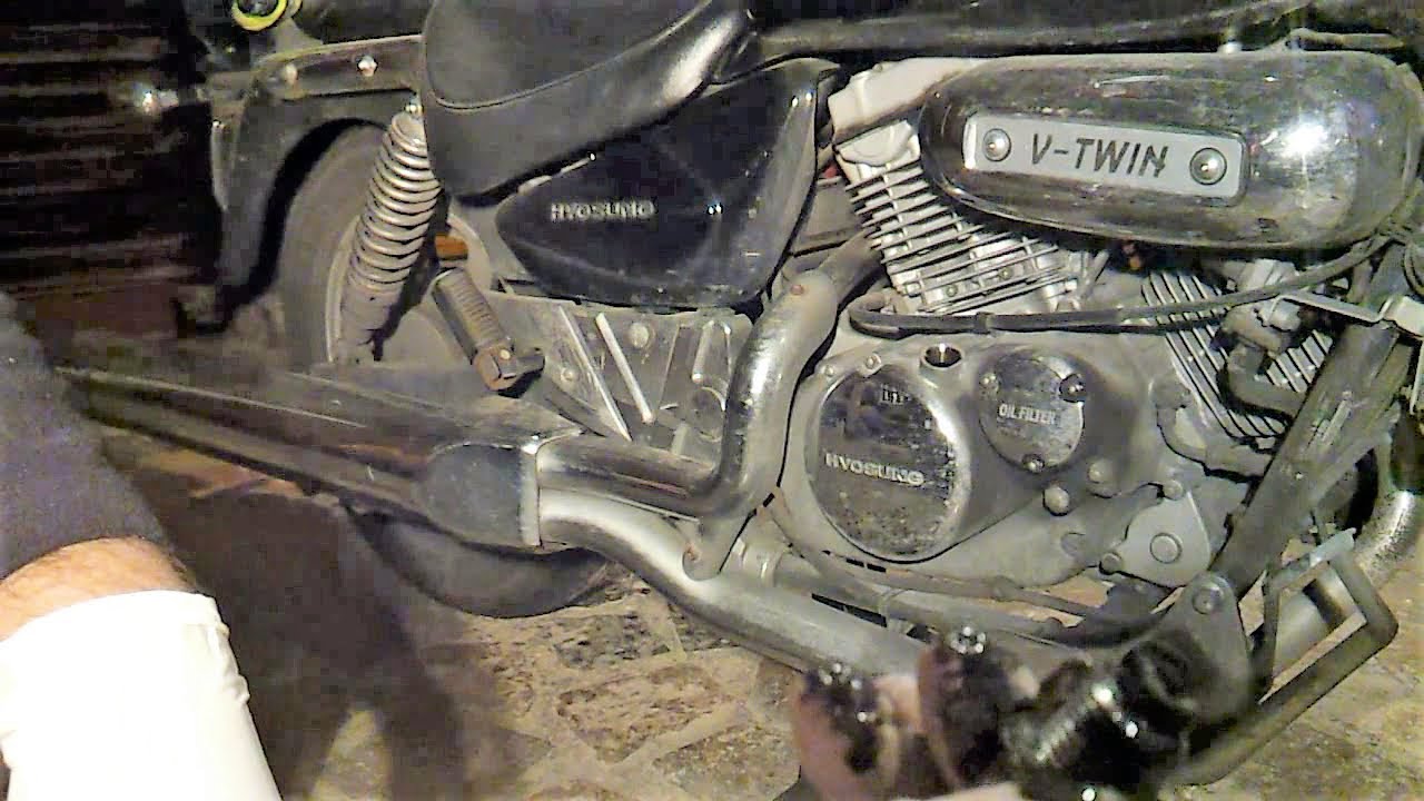Hyosung Aquila cambio aceite, filtro de aceite y filtro de aire