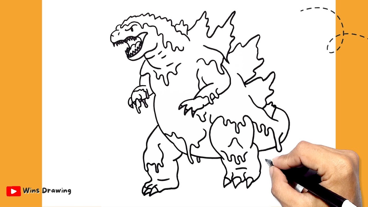 How to Draw Gorgonzilla