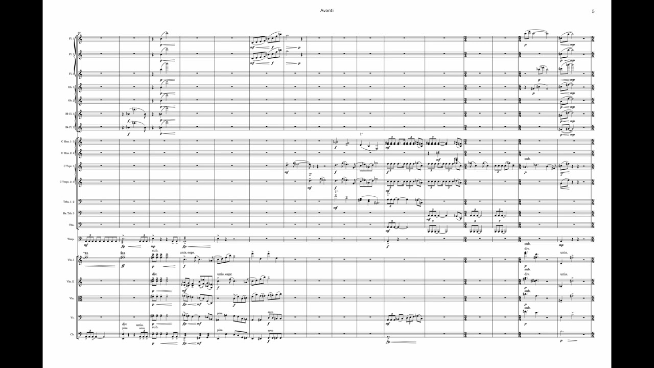 Elliott Goldkind: Avanti - for orchestra