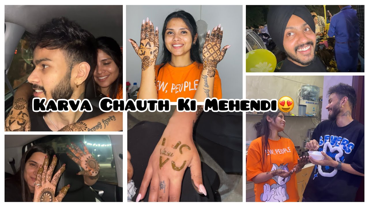 Karva Chauth di Mehendi De Drame😂😂❤️ ||Sara Din Kharab Hogya Ajj🥲😤  || Vasu Vlogs