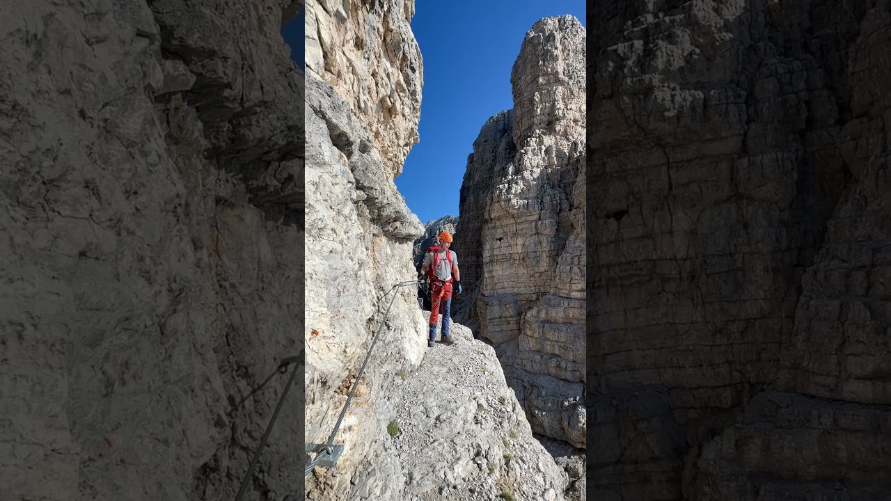 More adventures in the Brenta Dolomites on the Bocchette Centrali, my favorite via ferrata!