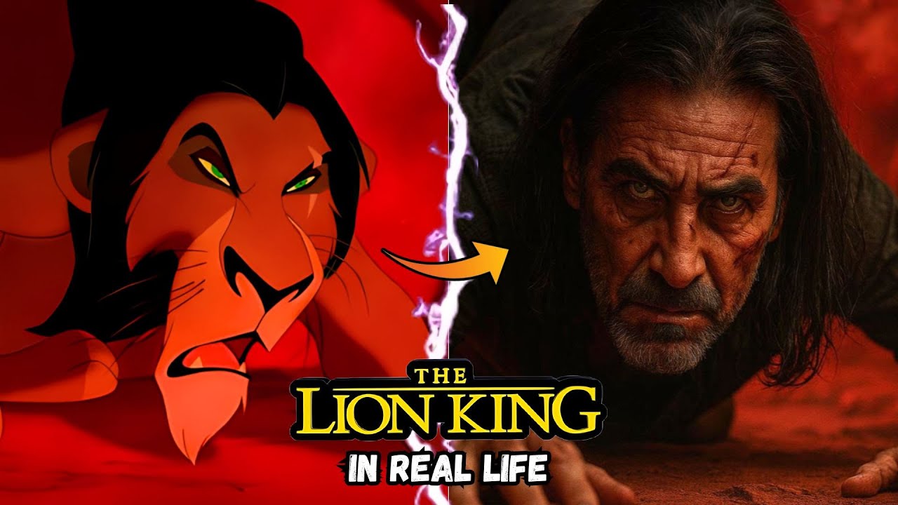 THE LION KING in REAL LIFE | Scar&rsquo;s Death Scene (1994 vs AI)