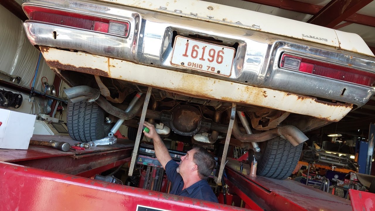Pontiac 455 Fuel Tank Out, SURPRISES in store!