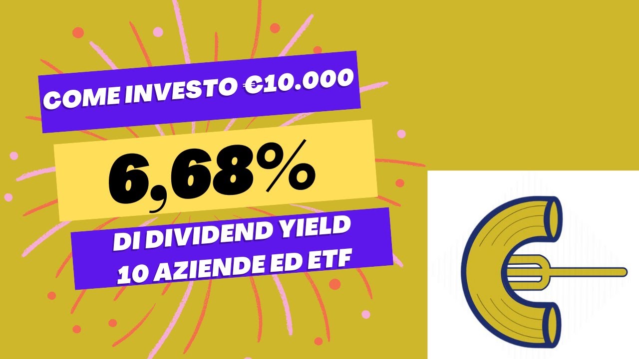 10.000€ in 10 AZIONI & ETF ad ALTO DIVIDENDO | Come costruisco una RENDITA PASSIVA 💰