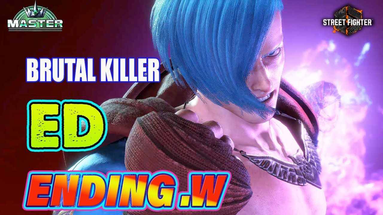 SF6 🔥 Ending Walker Dangerous ED ! Real Brutal Killer Gameplay !