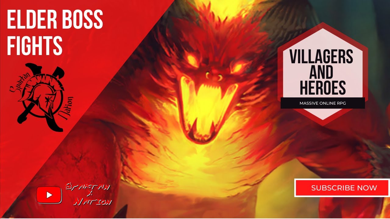 ELDER Boss Fights| Villagers and Heroes Gameplay [ PC ]