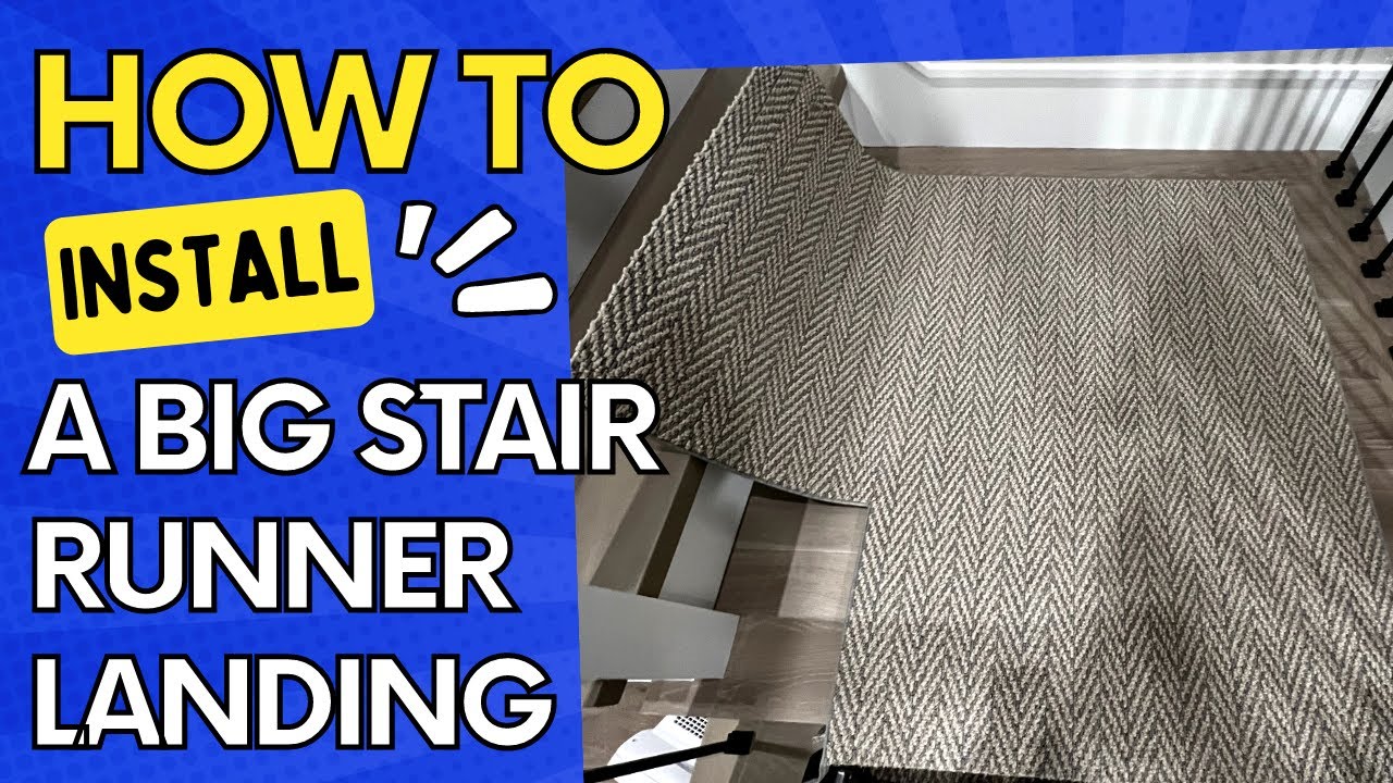 How to Install a Big Stair Runner Landing (Tutorial)