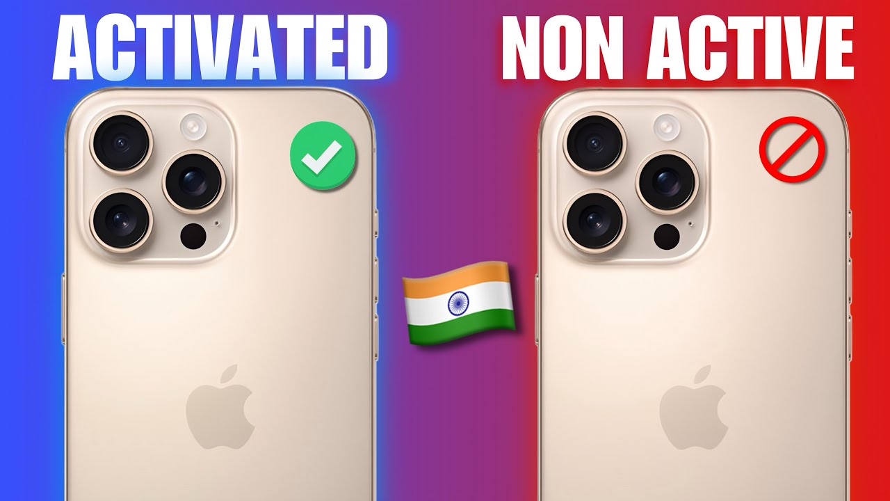 Non Active iPhone VS Active iPhone In India!