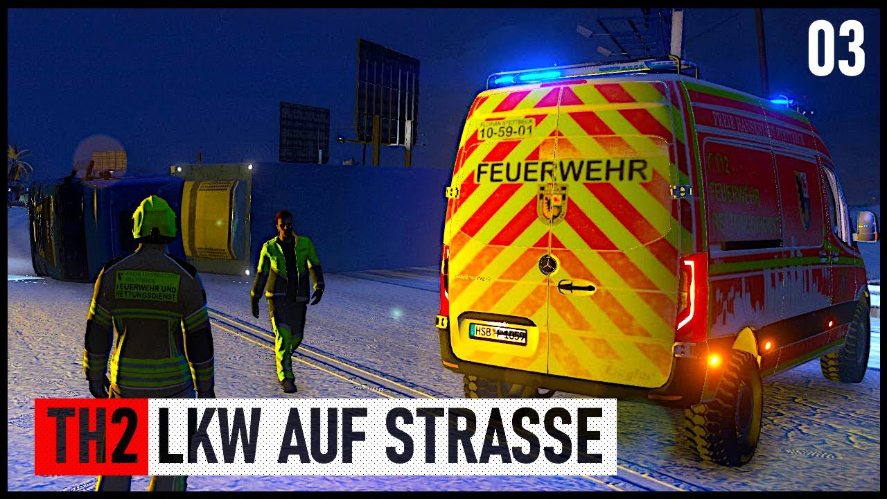 🚒 KEF 🚧TH2 LKW schwer beladen - umgestürzt | F03 | Nordnetzwerk Roleplay