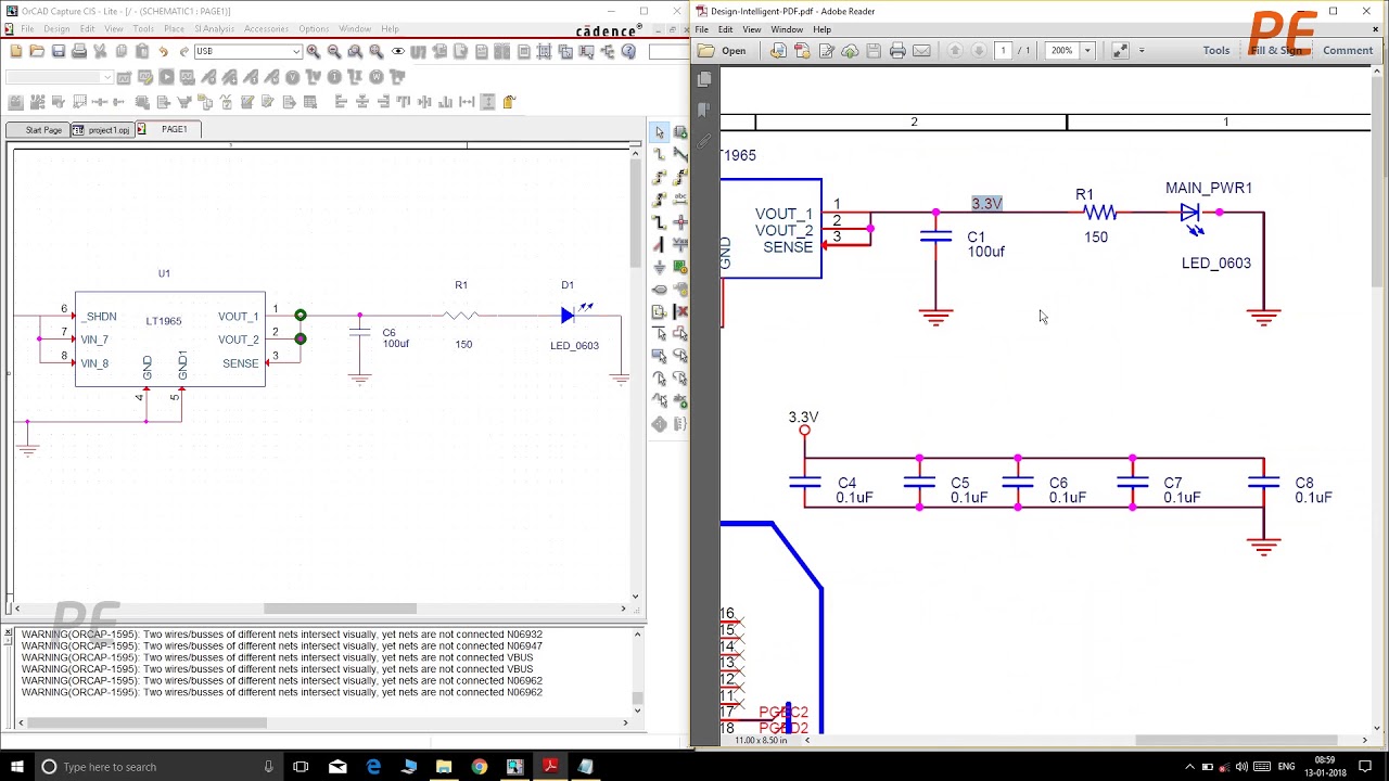 PCB Design Tutorial_16 Orcad Sch Design Rule Check And Error Correction 3
