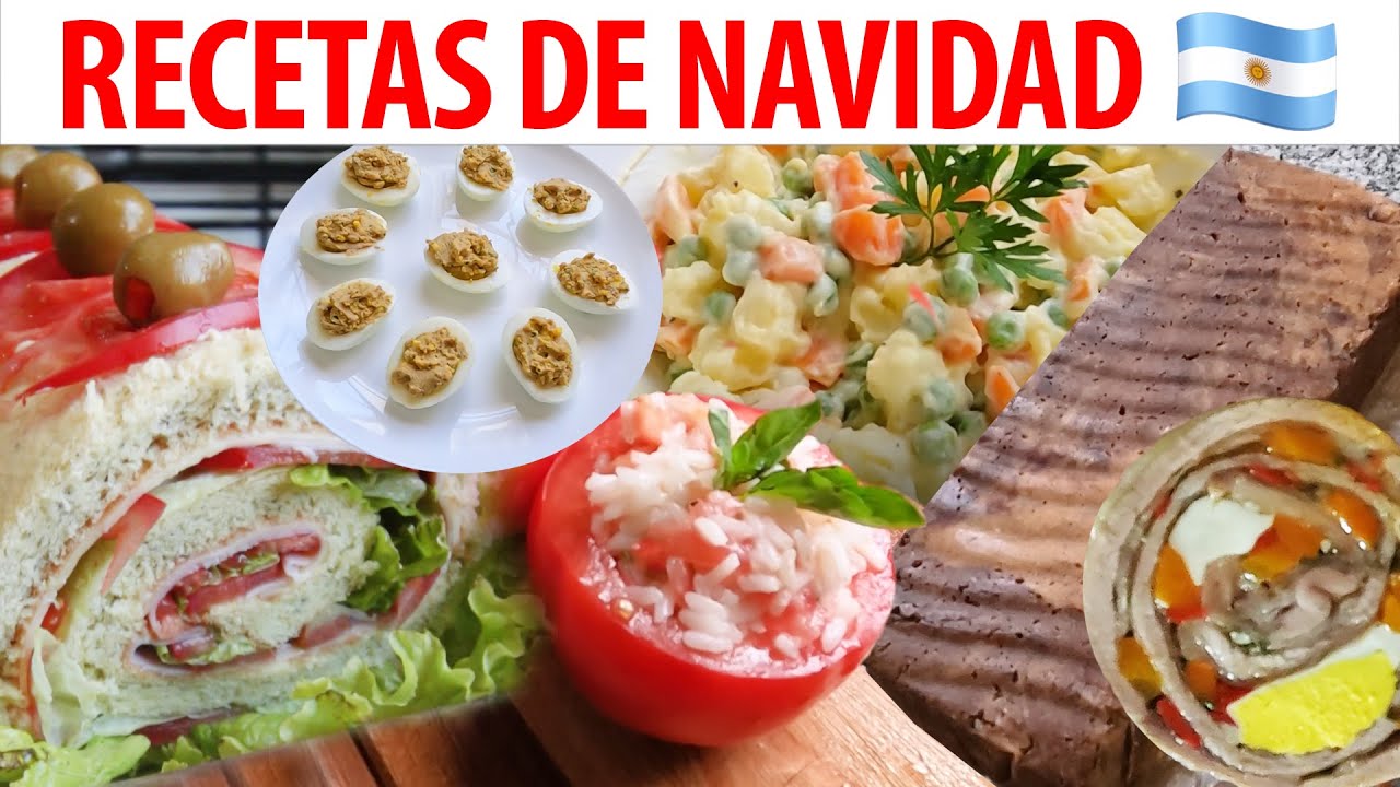 6 Recetas para las Fiestas de Navidad y Año Nuevo en Argentina