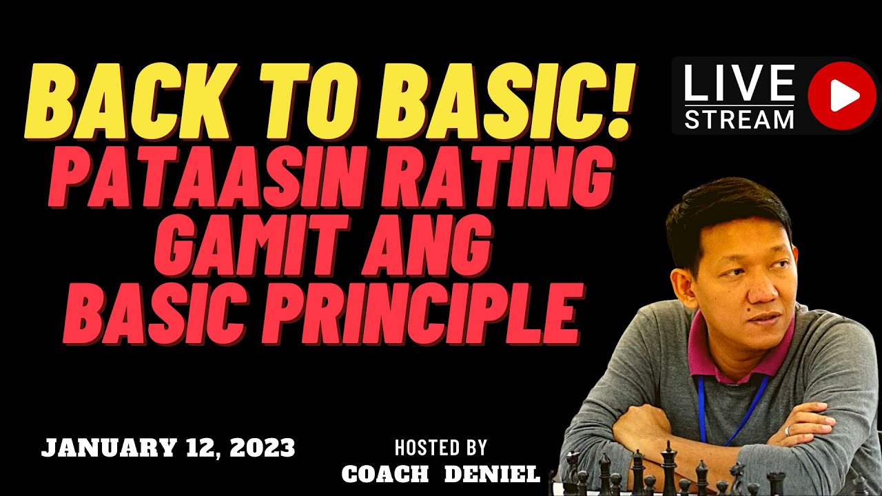BACK TO BASIC! Increase your rating using Basic Principle of Chess!