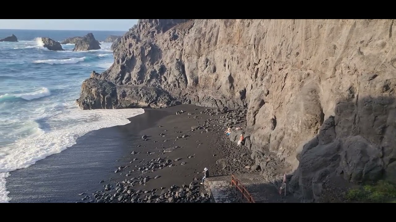 Playa La Zamora, Fuencaliente - Volcanic South Coast of La Palma - Winter Afternoon