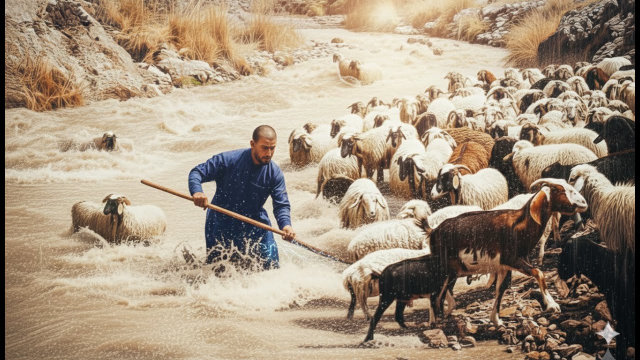 Nomadic shepherds survive in the mountains | Saving sheep from floods