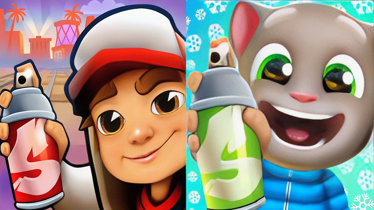 Subway Surfers 🆚 Talking Tom Gold Run Games Comparison