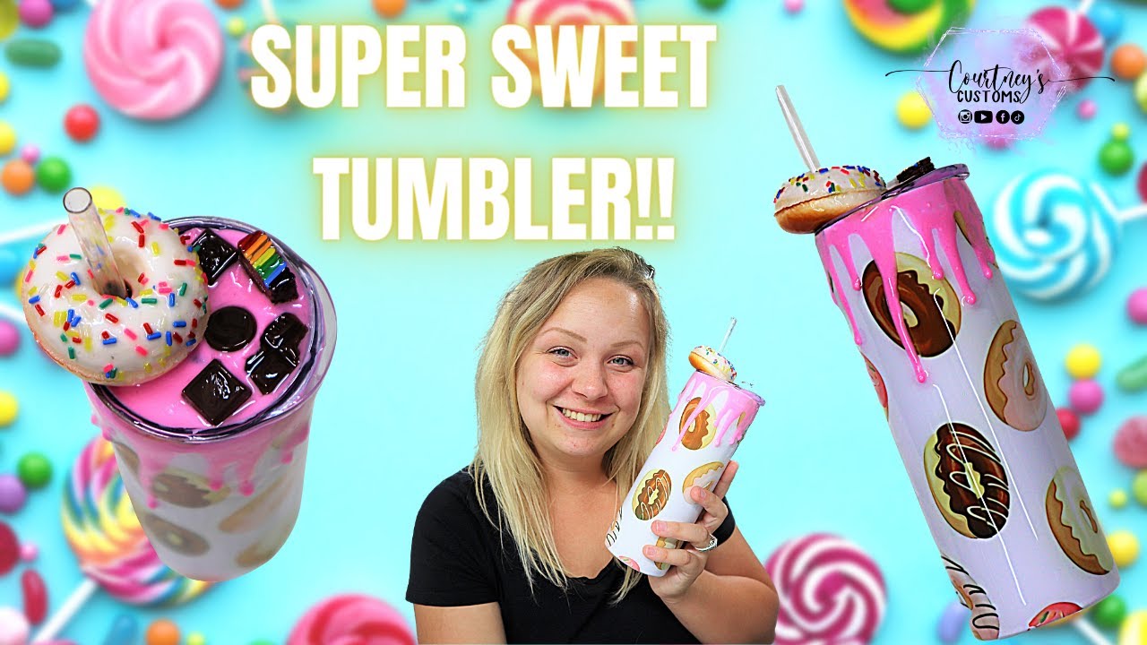 Sublimation AND Epoxy Tumbler | Super Sweet Tumbler Tutorial