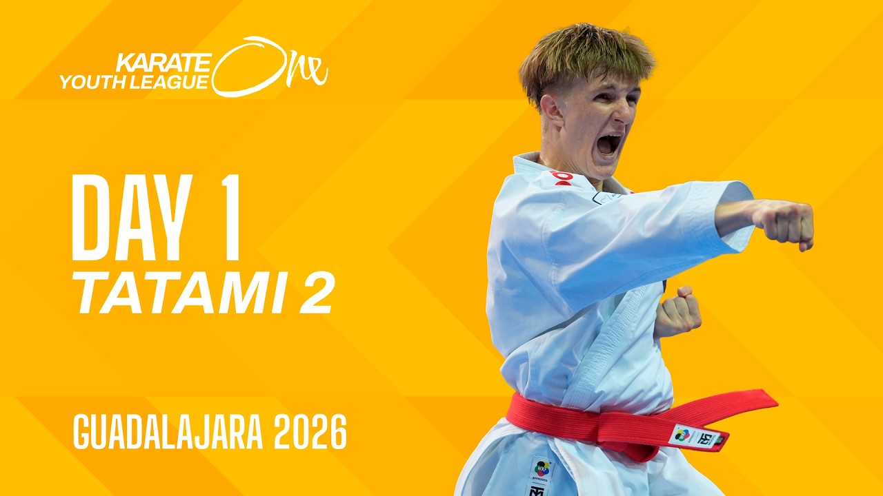 LIVE 🔴 Karate One Youth League Guadalajara 2026 | Day 1 - Tatami 2