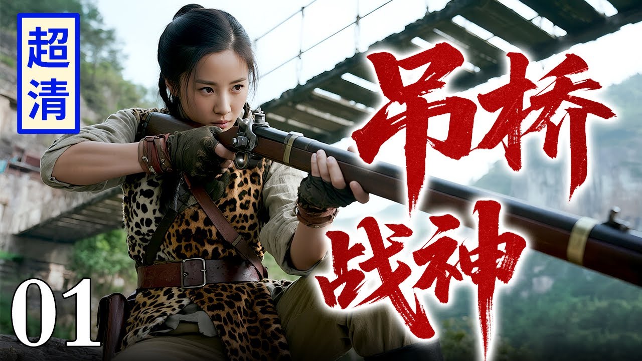 【2026精彩抗战剧】吊桥战神 01 | 女土匪埋伏在敌人路过的吊桥边，枪枪爆头无人能靠近，一人拦住千军万马！