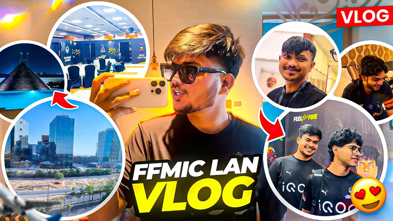Kemcho Ahmedabad Free Fire Max Lan Day -1 With Team TSG ARMY - Ritik Jain Vlogs