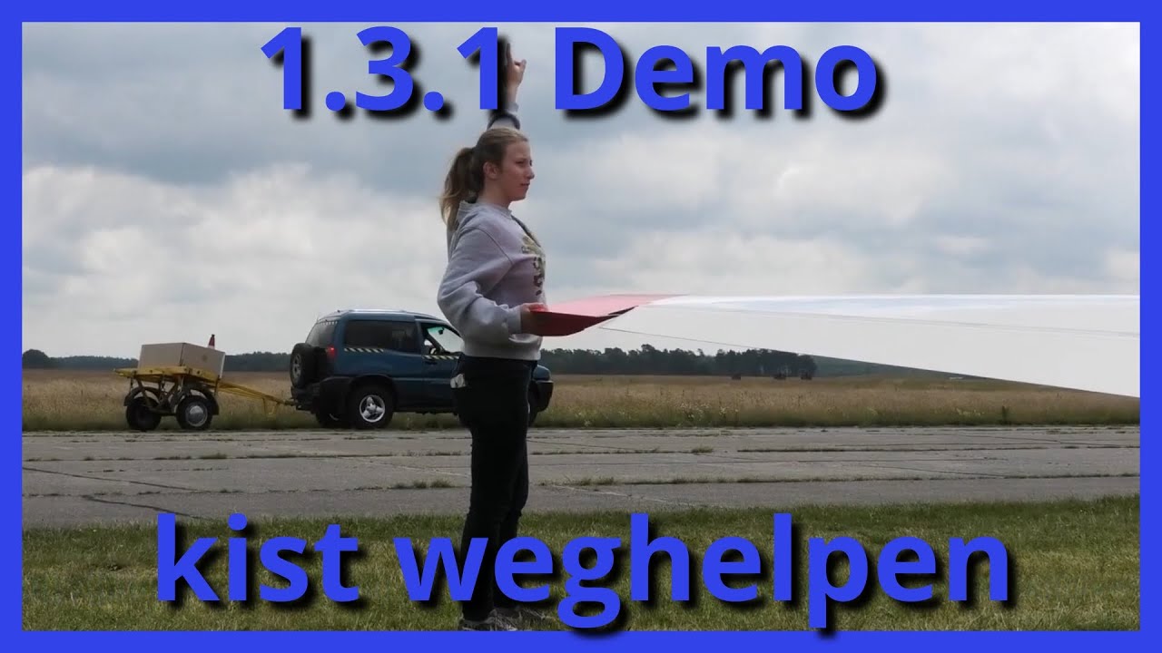 Demo zweefkist weghelpen- Zweefvliegen