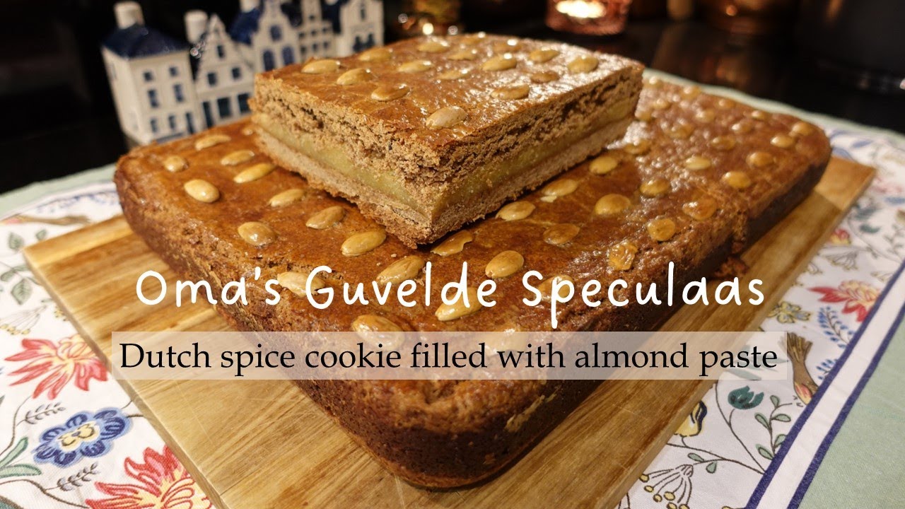 Oma’s Gevulde Speculaas, The Most Delicious Dutch Spice Cookie Filled with Almond Paste  