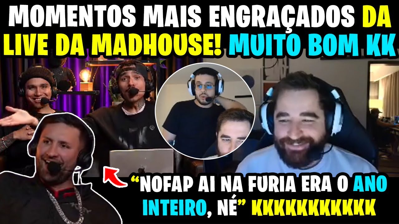 MUITA RESENHA!!🤣🤣 MOMENTOS MAIS ENGRAÇADOS DA LIVE! FT. FALLEN, KSCERATO, HEN1, LUCAS1, FKS & GORDOX