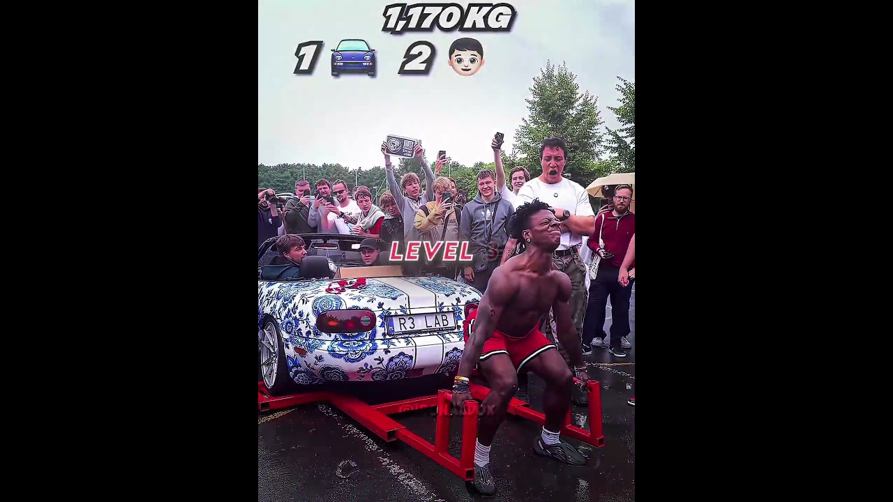 iShowSpeed Lifts 1000 KG Car 🤯🔥