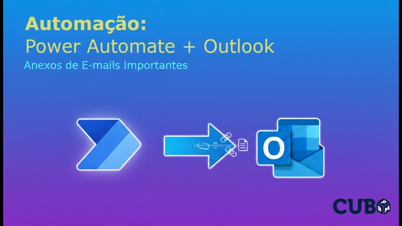 Automação, salvar anexos de E-mails importantes com Power Automate.