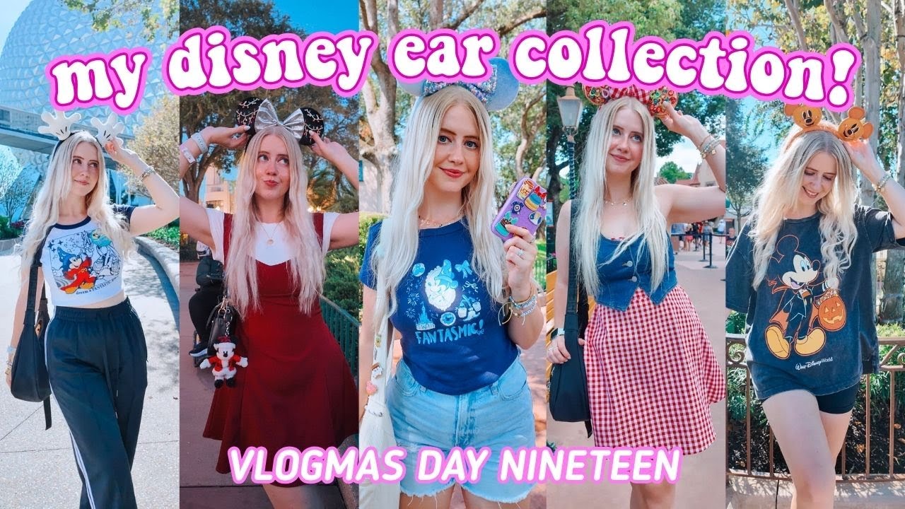 Вся моя коллекция диснеевских ушек! 💖 *Ух ты, у меня их слишком много!* День 19 Vlogmas!