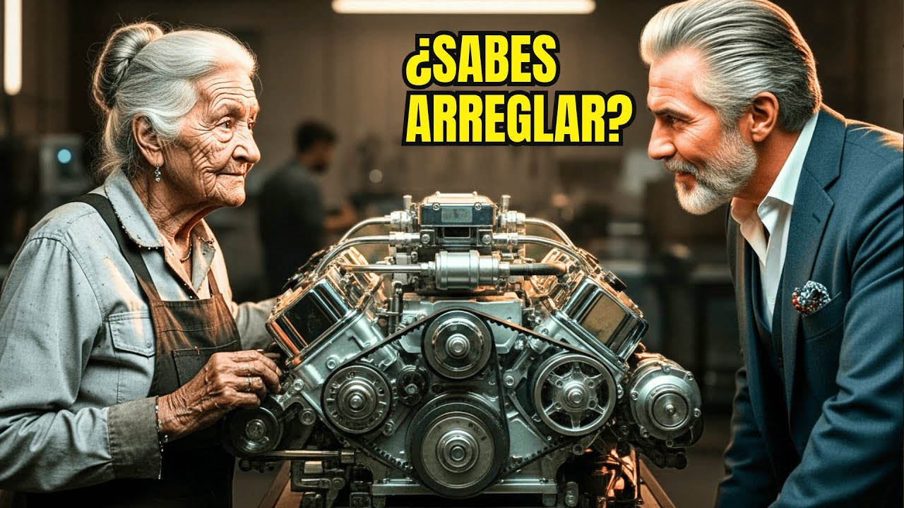 La Abuela Dice 'Yo Arreglo Este Motor' — El Millonario Se Ríe, Hasta Que Ella Salvó La Concesionaria