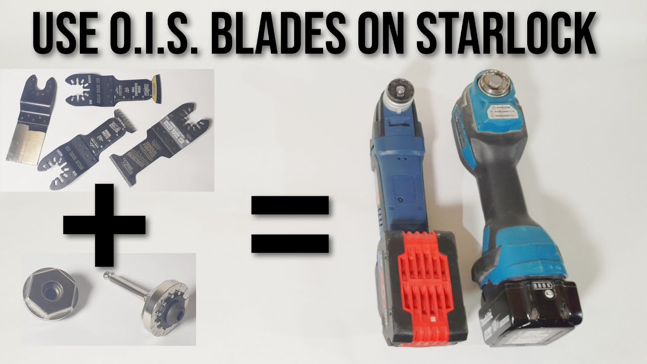 Starlock MultiTool Adapters. Run Cheap Blades on your Starlock Oscillating Multi-Tool.