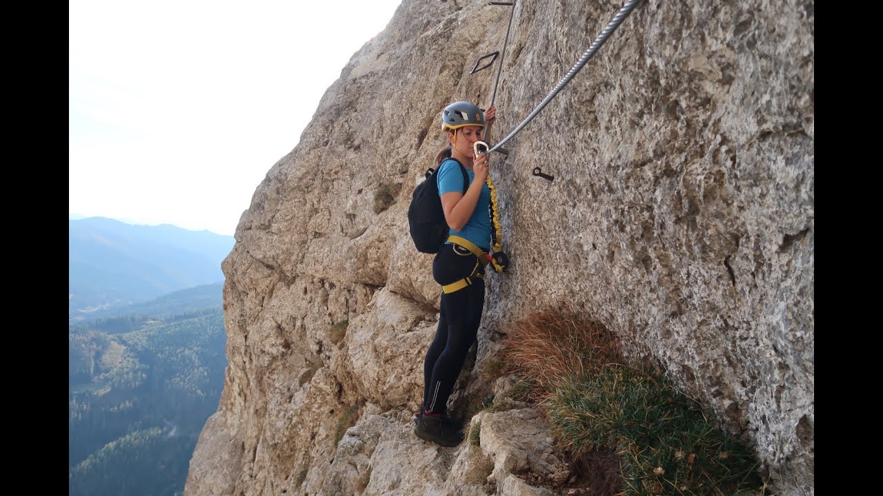 Climbing Extreme Via Ferrata in Austria