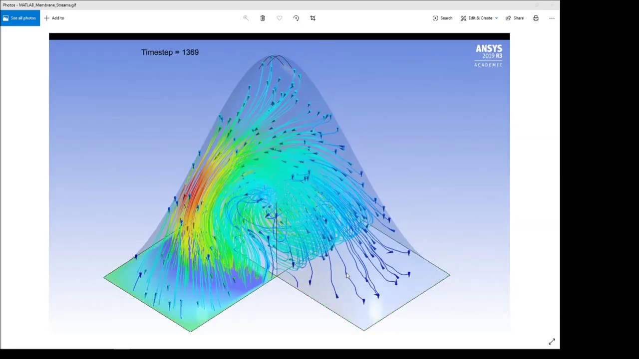 Using MATLAB  to create geometry and moving boundary for ANSYS Fluent with UDF.