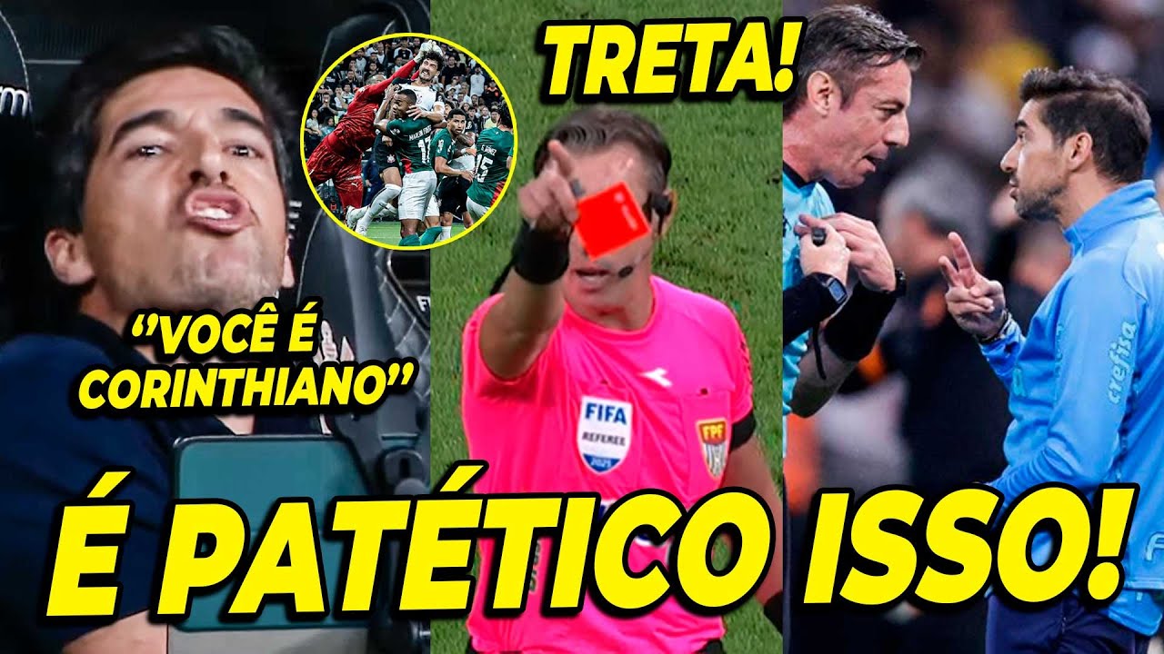 POLÊMICA! ABEL É EXPULSO APÓS TRETA COM ARBITRO E FAZ FORTES DECLARÕES SOBRE ARBITRAGEM!