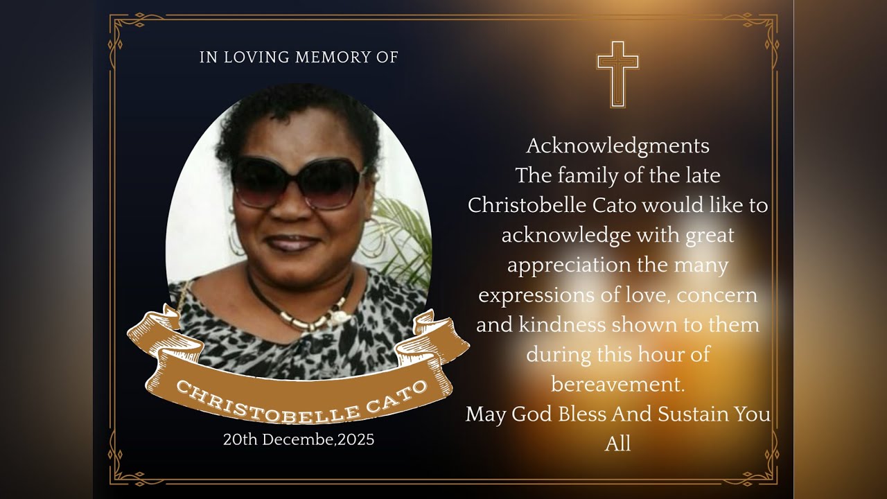 Christobelle Cato - Funeral Service